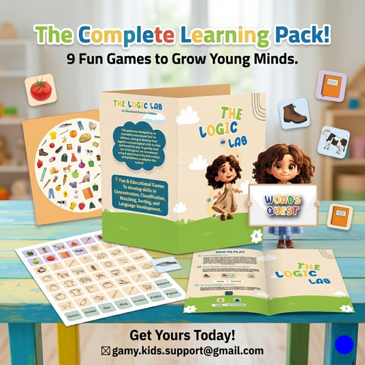 Pack of 20 Educational Games for Kids.